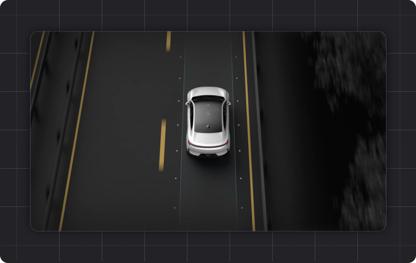 极星智能驾驶道路居中状态设计