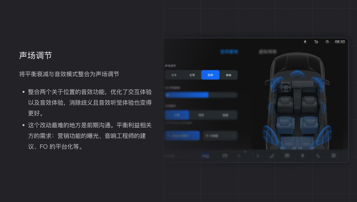 将平衡衰减与音效模式整合为声场调节